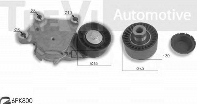 TREVI AUTOMOTIVE ka1055 -  Поликлиновой ременный комплект